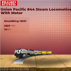 MOULD KING 12031 Union Pacific 844 Steam Locomotive With Motor