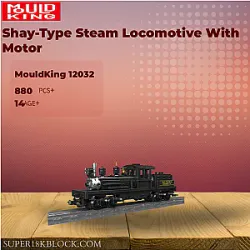 MOULD KING 12032 Shay-Type Steam Locomotive With Motor