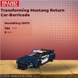 MOULD KING 15073 Transforming Mustang Return Car-Barricade