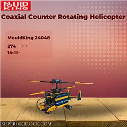 MOULD KING 24048 Coaxial Counter Rotating Helicopter
