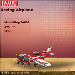 MOULD KING 24058 Racing Airplane