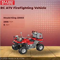 MOULD KING 23003 RC ATV FireFighting Vehicle