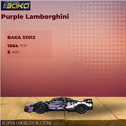BAKA 33012 Purple Lamborghini