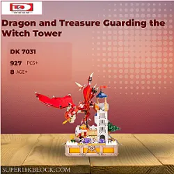 DK 7031 Dragon and Treasure Guarding the Witch Tower