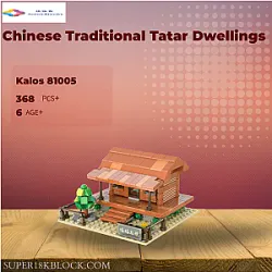 KALOS BLOCKS 81005 Chinese Traditional Tatar Dwellings