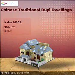 KALOS BLOCKS 81002 Chinese Traditional Buyi Dwellings