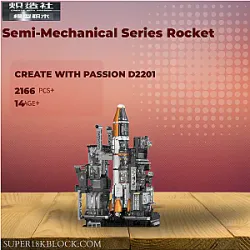 CREATE WITH PASSION D2201 Semi-Mechanical Series Rocket