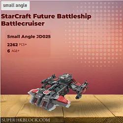 Small Angle JD025 StarCraft Future Battleship Battlecruiser