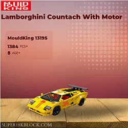 MOULD KING 13195 Lamborghini Countach With Motor