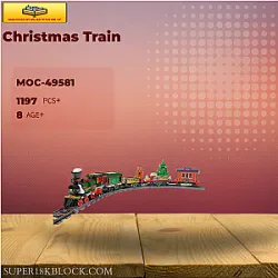 MOC Factory 49581 Christmas Train