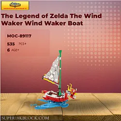 MOC Factory 89117 The Legend of Zelda The Wind Waker Wind Waker Boat