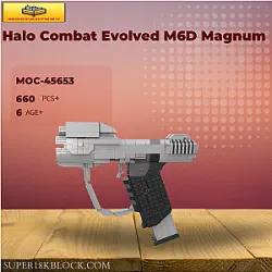 MOC Factory 45653 Halo Combat Evolved M6D Magnum