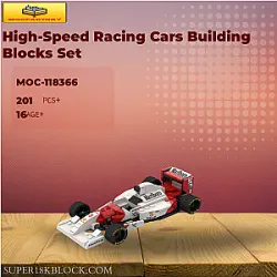 MOC Factory 118366 High-Speed Racing Cars Building Blocks Set