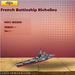 MOC Factory 163300 French Battleship Richelieu