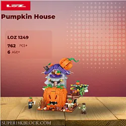 LOZ 1249 Pumpkin House