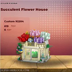 Custom 92204 Succulent Flower House