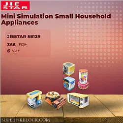 JIESTAR 58129 Mini Simulation Small Household Appliances