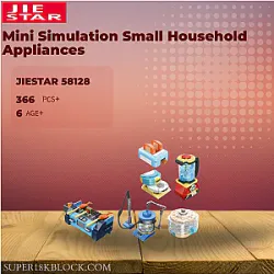 JIESTAR 58128 Mini Simulation Small Household Appliances