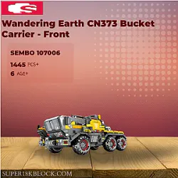 SEMBO 107006 Wandering Earth CN373 Bucket Carrier - Front