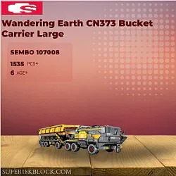 SEMBO 107008 Wandering Earth CN373 Bucket Carrier Large