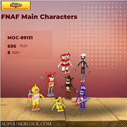 MOC Factory 89131 FNAF Main Characters