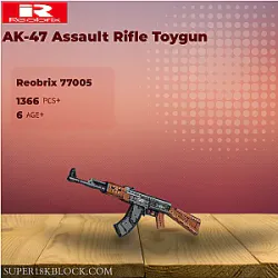 REOBRIX 77005 AK-47 Assault Rifle Toygun