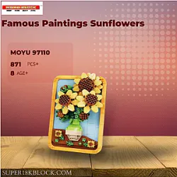MOYU 97110 Famous Paintings Sunflowers
