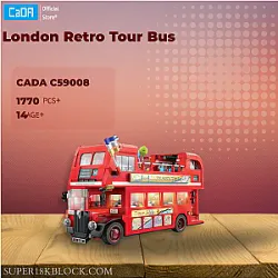CaDa C59008 London Retro Tour Bus