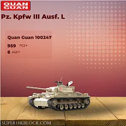 QUANGUAN 100247 Pz. Kpfw III Ausf. L