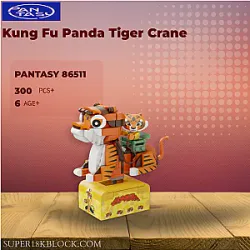 Pantasy 86511 Kung Fu Panda Tiger Crane