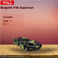 SG 60511 Bugatti V16 Supercar