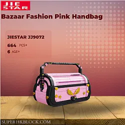 JIESTAR JJ9072 Bazaar Fashion Pink Handbag