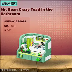 AREA-X AB0039 Mr. Bean Crazy Toad in the Bathroom