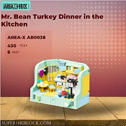 AREA-X AB0038 Mr. Bean Turkey Dinner in the Kitchen