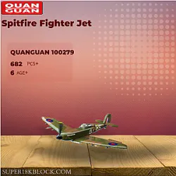 QUANGUAN 100279 Spitfire Fighter Jet