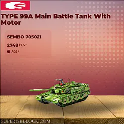 SEMBO 705021 TYPE 99A Main Battle Tank With Motor