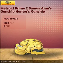 MOC Factory 169335 Metroid Prime 2 Samus Aran's Gunship Hunter's Gunship