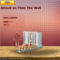 MOC Factory 129657 Attack on Titan The Wall