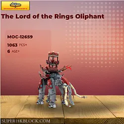 MOC Factory 12659 The Lord of the Rings Oliphant