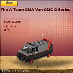 MOC Factory 123926 The A-Team GMA Van GMC G-Series