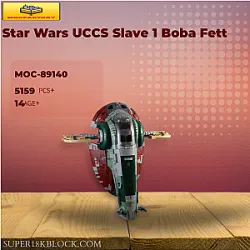 MOC Factory 89140 Star Wars UCCS Slave 1 Boba Fett