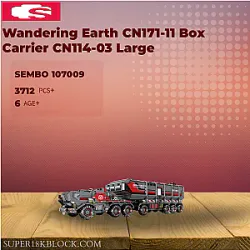 SEMBO 107009 Wandering Earth CN171-11 Box Carrier CN114-03 Large