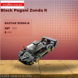 Rastar 93900-B Black Pagani Zonda R