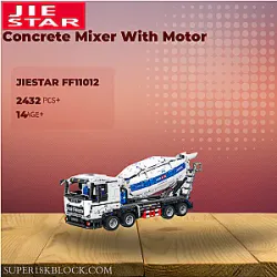 JIESTAR FF11012 Concrete Mixer With Motor