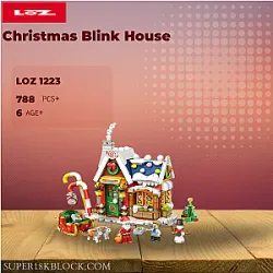 LOZ 1223 Christmas Blink House