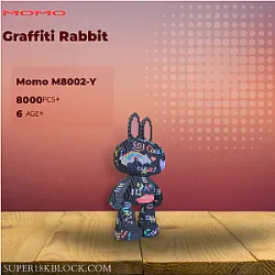 Momo M8002-Y Graffiti Rabbit