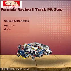 Sluban M38-B0356 Formula Racing II Track Pit Stop