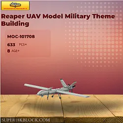 MOC Factory 101708 Reaper UAV Model Military Theme Building