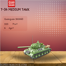 QUANGUAN 100063 T-34 Medium Tank