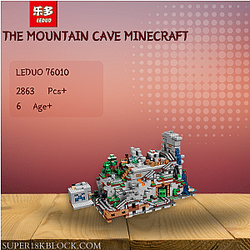 LEDUO 76010 The Mountain Cave Minecraft